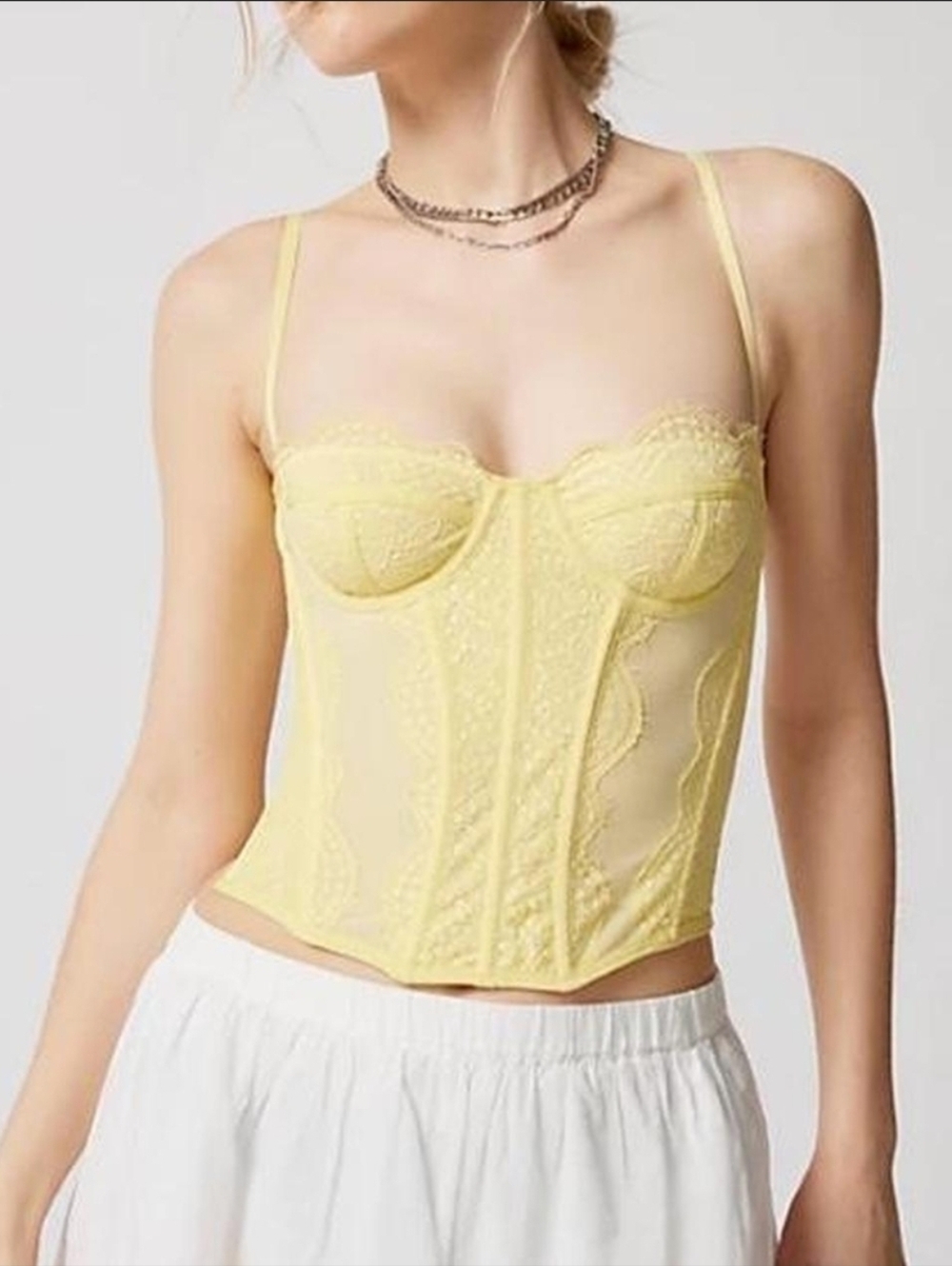 Urban Outfitters Out From Under Modern Love Corset Size M